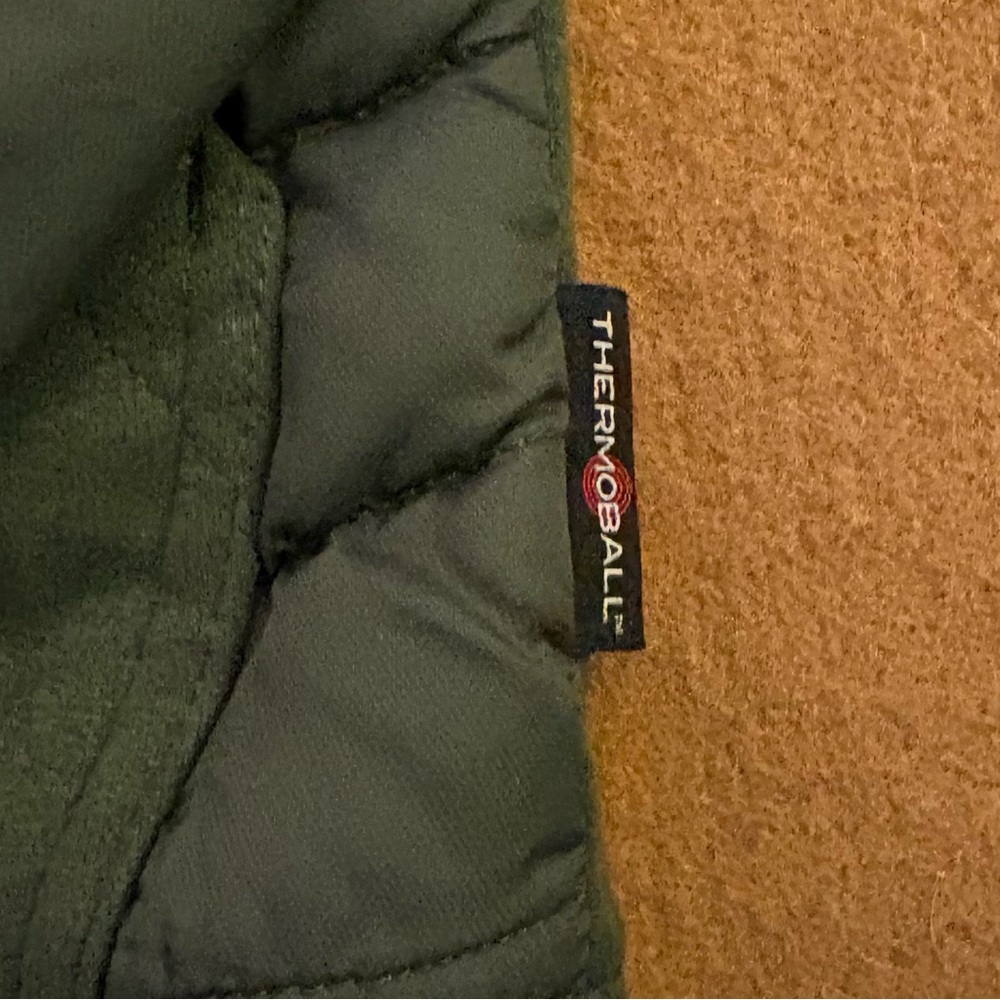 NORTH FACE Men’s Olive & Lime Quilted Jacket size S - Picture 6 of 11